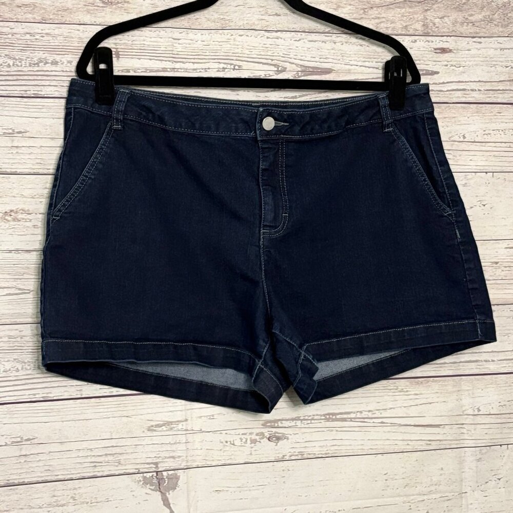 Jennifer Lopez Denim Shorts Size 16 - Picture 2 of 7